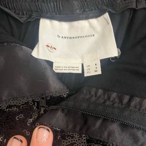 Anthropologie cargo sequin pants!
